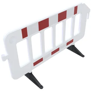 Schake Absperrgitter Kunststoff Weißer Zaunkörper Folie Typ RA1/A weiß