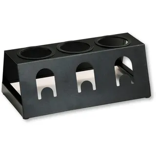 KESPER Flaschenhalter schwarz mattiert 12x32x17cm