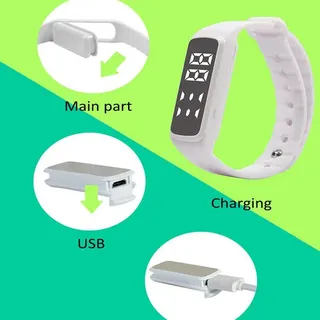 Sport Schrittzähler Uhr Zählwaage Calorie Smart Schritte Temperatur USB Ua