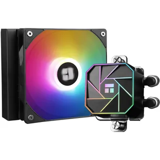 Thermalright AQUA ELITE 120 V3 Flüssigkeits-CPU-Kühler, AIO-Pumpenkopfdrehzahl bis zu 3300 U/min, TL-C12B-S V2 PWM-Lüfter, für AMD/AM4/AM5, Intel LGA1150/1151/1200/2011/1700, Computer-CPU-Aio-Kühler