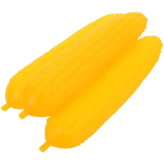 Parliky 6 STK Simulation Mais Maisdekor Gemüse Foto Prop Spielzeug Grünes Spielzeug Künstliche Nahrungsstütze Gefälschtes Maismodell Gefälschte Lebensmittelmodelle Simuliert Plastik Yellow