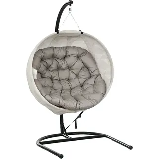 oval Sand 1-Sitzer mit Gestell