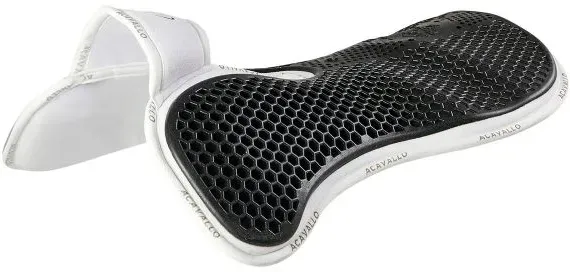 Acavallo Withers Free Hexa Gel Pad Front Riser Memory, Black