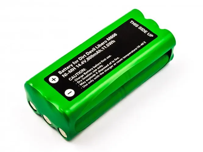 Akku für Dirt Devil Libero M606, Akku-Typ 0606004, R1-L051B, NC5755-944, 14,4 V, 800 mAh