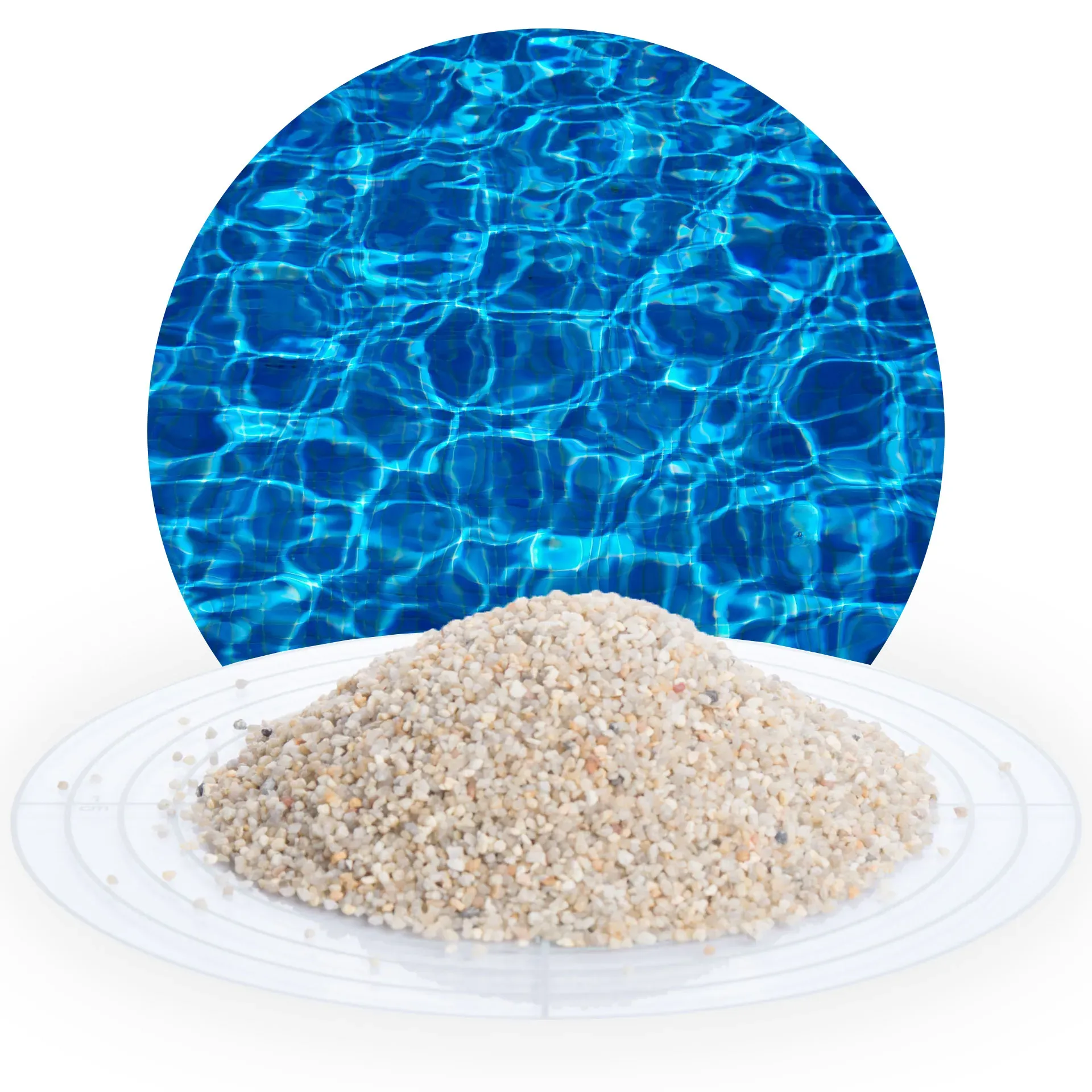 AQUAGRAN® Filterkies beige 1,4-2,2 mm - 25 kg Sack