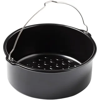 PYREX Airfryer Auflaufform rund Metall 20 cm Antihaft 1.6 L