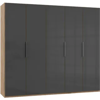 Level 250 x 216 x 58 cm Plankeneiche Nachbildung/Grauglas