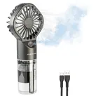 Akku-Taschenventilator mit Wasser-Vernebler und 20 ml-Wassertank