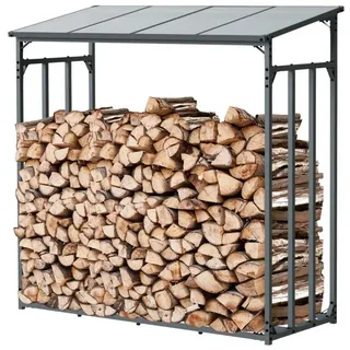 holz4home® Kaminholzunterstand Metall XL (2.3RM 3.5SRM)