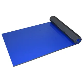 Dollamur® Kampfsportmatte Flexi-Roll, Smooth, Blau, 6 m - Blau