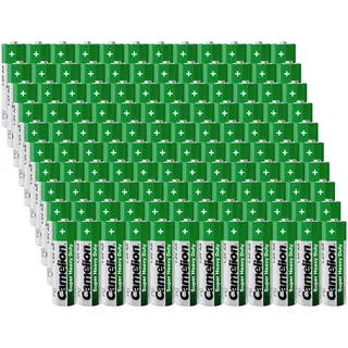 Camelion 120 x AA Super Heavy Duty Batteries 1.5V Leistungsstarke Einwegbatterien für Spielzeug, Wecker, Fernbedienungen und viele andere Geräte
