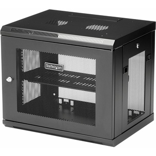 Startech StarTech.com 2-Pfosten 9HE Wand Netzwerkschrank mit 1HE Fachboden, 19" Wand Server Rack für IT / Daten Computer Ausrüstung