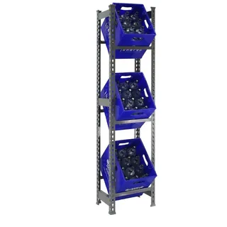 Simonrack Bottleclick Flaschenkastenhalter 180x40x30cm grau