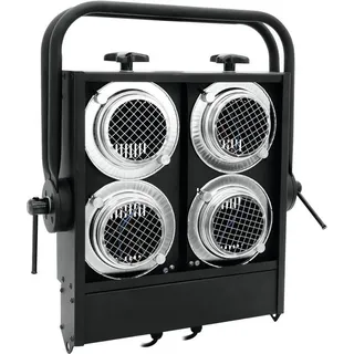 Eurolite Audience Blinder 4 x PAR-36 schwarz, Zubehör DJ, Schwarz