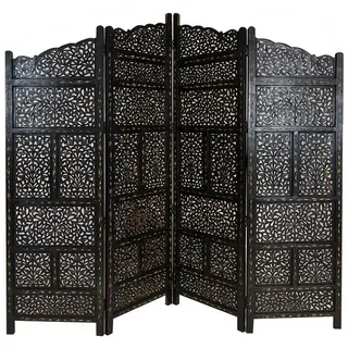 Marrakesch Orient & Mediterran Interior Orientalischer Paravent aus Holz saraswati