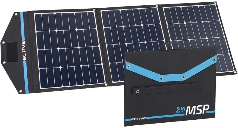 ECTIVE MSP 135 SunWallet faltbares Solarmodul 135W Solartasche