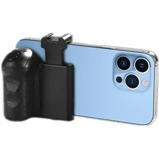 Smartphone Grip Holder, mit abnehmbaren Kamera Auslöser Fernbedienung, Foto-Auslöser-Fernbedienungsgriff Handy Handle für Android, für Harmony OS, IOS(muss eingestellt Werden)