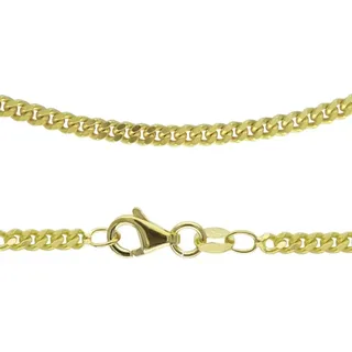 FIRETTI Panzerkette FIRETTI "Schmuck Geschenk Gold 333 oder 585 Collierkette in mehreren Breiten" Gr. 45, gold (gelbgoldfarben), Halsketten, Damen, 45, Gelbgold 333, B: 2,1mm, Panzerkette, Made in Germany, B:2,1mm