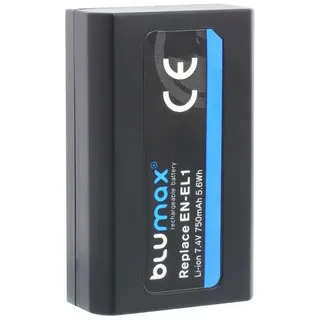 Blumax Akku passend für Nikon EN-EL1 NP-800 750 mAh 7,4V Kamera-Akku schwarz