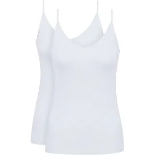 MEY Spaghetti-Top | Doppelpack Serie Pure Sense 50/52 Damen
