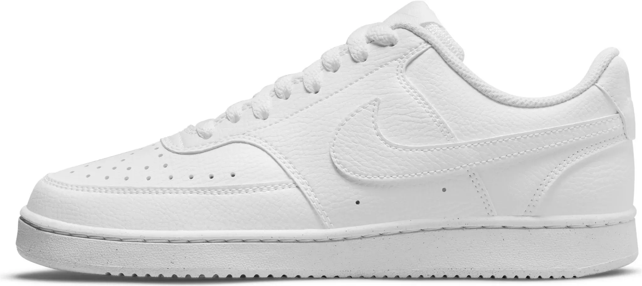 Nike Court Vision Sneaker Damen in white-white-white, Größe 37 1/2 - weiß