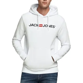 JACK & JONES Corp Old Logo Kapuzenpullover White / Detail Regular Fit S