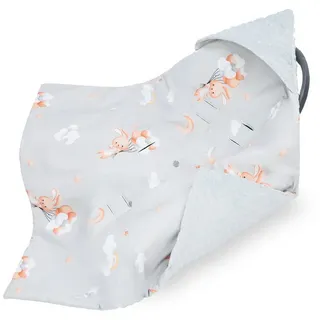 Totsy Baby Einschlagdecke Einschlagdecke Babyschale 90x90 cm Winter Kaninchen, Totsy Baby
