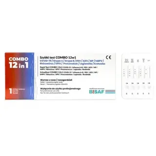 Combo 12in1 with Pneumokokken + Legionellen + Keuchhusten | Packung (1 Test)