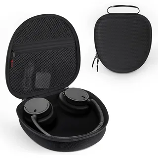 Fintie Tasche für Sony WH-CH720N/ WH-CH710N/ WH-CH520/ WH-CH510/ WH-1000XM6/ WH-1000XM5/ WH-1000XM4/ WHXB910N Kabellose Kopfhörer - Reiseschutz- und Aufbewahrungstasche Hülle Case, Schwarz