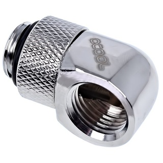 Alphacool Eiszapfen L-Verbinder drehbar G1/4 AG auf G1/4 IG Wasserkühlung-Winkelverbinder