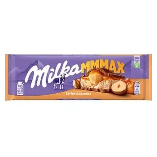 Milka Tafelschokolade Toffee Ganznuss, 300g