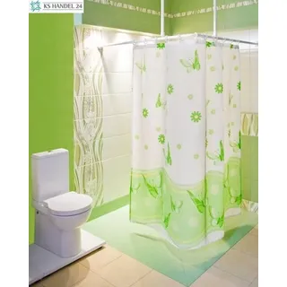 KS Handel 24 Winkelstange 150x150 cm Überlänge barrierefrei SILBER GLÄNZEND 2x Deckenhalterungen Badewanne