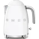 Smeg Wasserkocher KLF03WHEU 50er Retro Style, 1,7 Liter, 2400 Watt, Edelstahlgehäuse, weiß