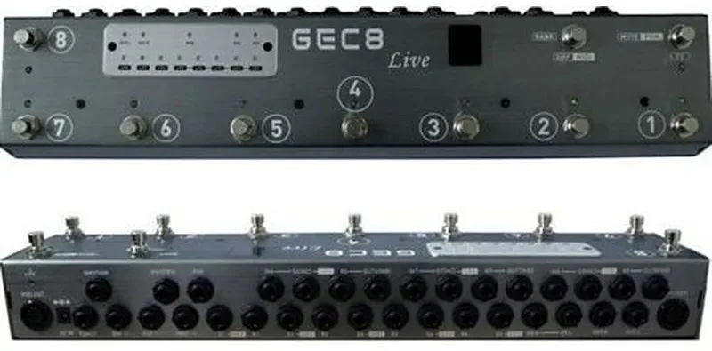 MoenFX - GEC 8 Live Midi Guitar Effects Comander / Switcher
