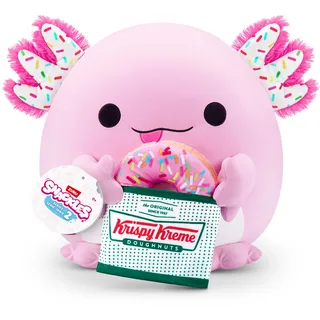 Snackles 77605M, Axolotl (Krispy Kreme), Series 2, großes Plüschspielzeug, Small (20 cm)