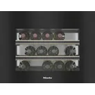 Miele KWT 7112 iG Einbau-Weintemperierschrank Obsidianschwarz Glas