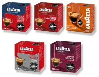 180 Kaffeekapseln lavazza A MODO MIO gemischte