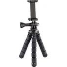 Hama Flex Ministativ 1/4 Zoll Arbeitshöhe=7 - 14cm Schwarz Für Smartphones und GoPro