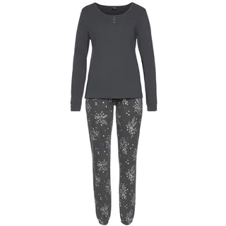 VIVANCE DREAMS Damen Pyjama anthrazit Gr.56/58