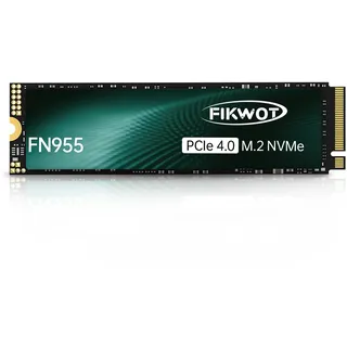 Fikwot FN955 1TB M.2 PCIe Gen4 Internes Solid State Drive mit Graphene Kühlaufkleber - Bis zu 7350 MB/s, Dynamischer SLC Cache, Kompatibel mit Laptops und PC Desktops