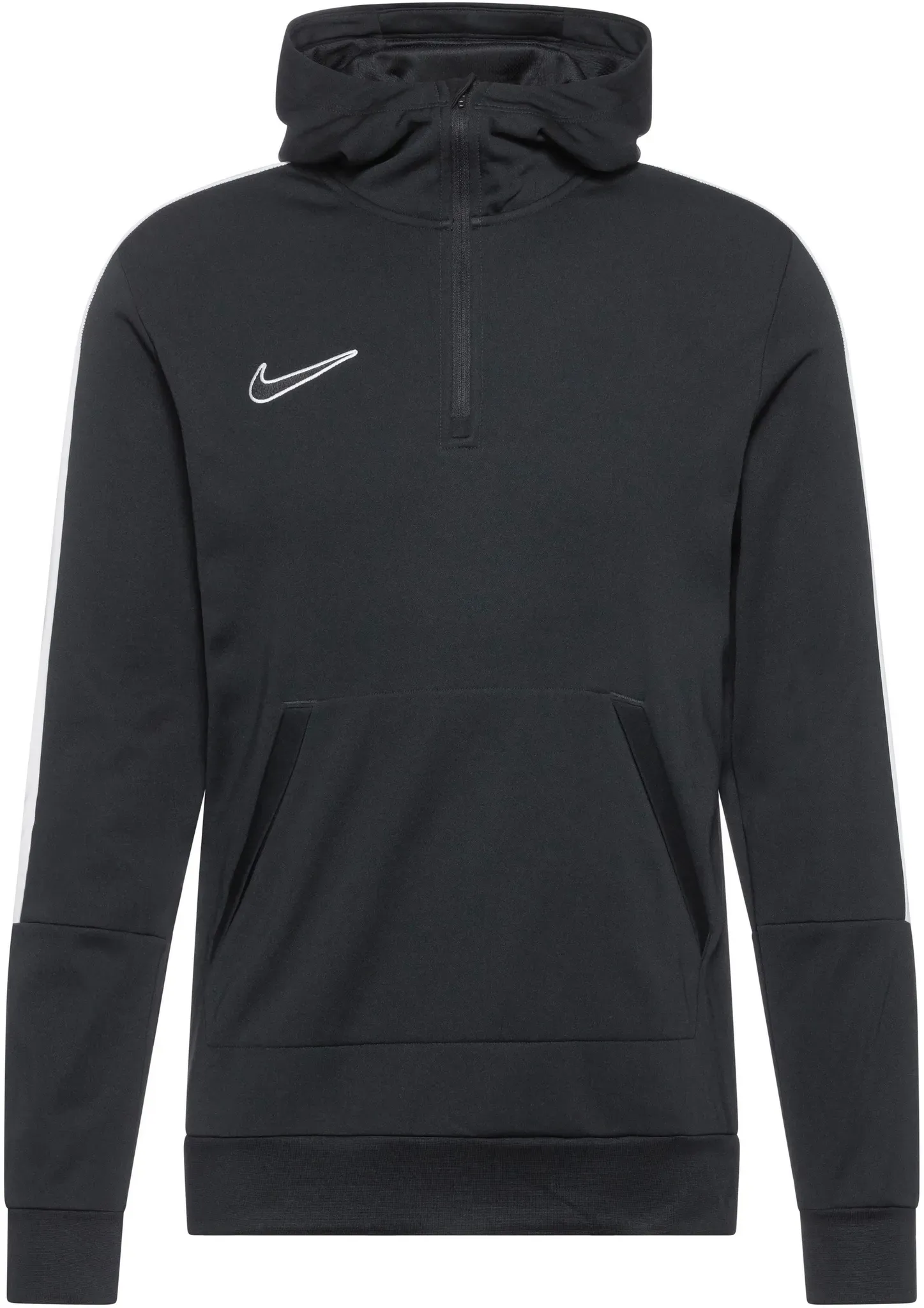 Nike Academy Hoodie Herren in black-white-white, Größe M - schwarz