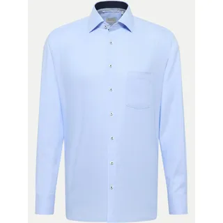 Eterna Modern-Fit Hemd Blau 42