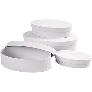 264030 C Oval Boxen L: 10 + 12 + 14 + 16 cm H: 4 + 5 + 6 +