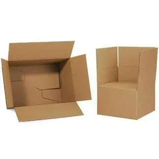 TransPak Wellpapp-Faltkarton 1-wellig, 350 x 300 x 50 mm, braun, Qual. 1.30 B