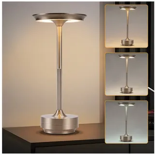 GBLY Tischlampe Kabellos LED Tischleuchte Akku - Nachttischlampe Touch Lampe Weiß Tischlampen für Schlafzimmer