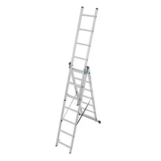 Krause Corda Vielzweckleiter 3 x 7 Sprossen