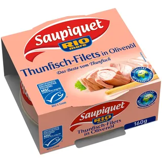 Saupiquet Rio Mare Thunfisch-Filets in Olivenöl, 160 g