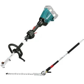 Makita DUX60Z 2x18V mit Heckenscherenaufsatz EN401MP Akku-Multifunktionsantrieb ohne Akku und Ladegerät