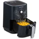 Klarstein Crisp-Pro Heißluftfritteuse Air Fryer 1400W 2,8 Ltr Timer Edelstahl Anthrazit