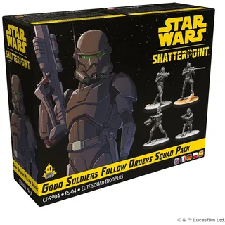 Asmodee Star Wars: Shatterpoint – Good Soldiers Follow Orders (Gute Soldaten Folgen Befehlen), Squad-Erweiterung, Tabletop, 2 Spieler, ab 14+ Jahren, 90-120 Minuten, Deutsch,